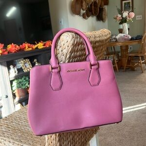 Michael Kors Camille Medium Satchel Handbag Tulip
